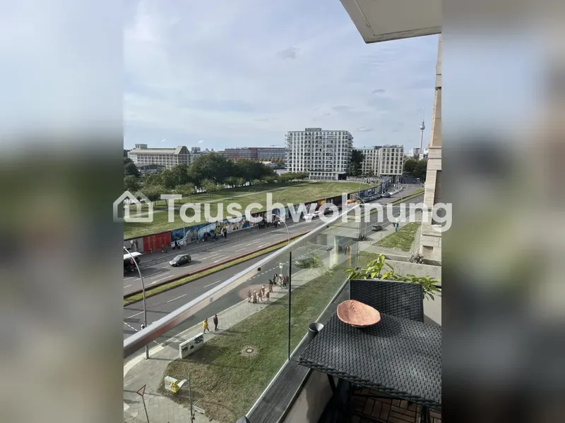Tauschwohnung: 3 ZKB mit Spreeblick direkt an der East Side Gallery — photo 1